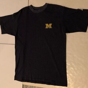 Vintage Michigan Starter Men's Pullover T-Shirt Embroidered “M” Logo Size Large